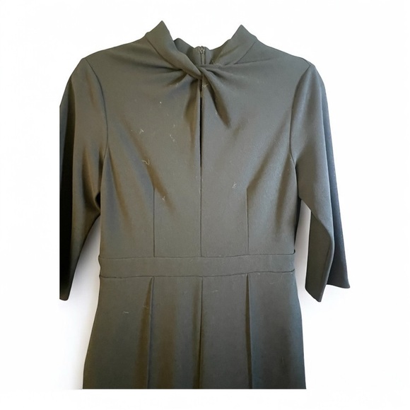 Donna Morgan Sleek Short Sleeve Navy Blue Jumpsuit Size 8 - Picture 2 of 5